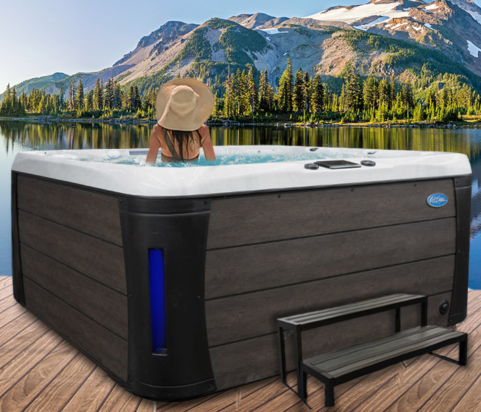 Calspas hot tub being used in a family setting - hot tubs spas for sale Chesapeake