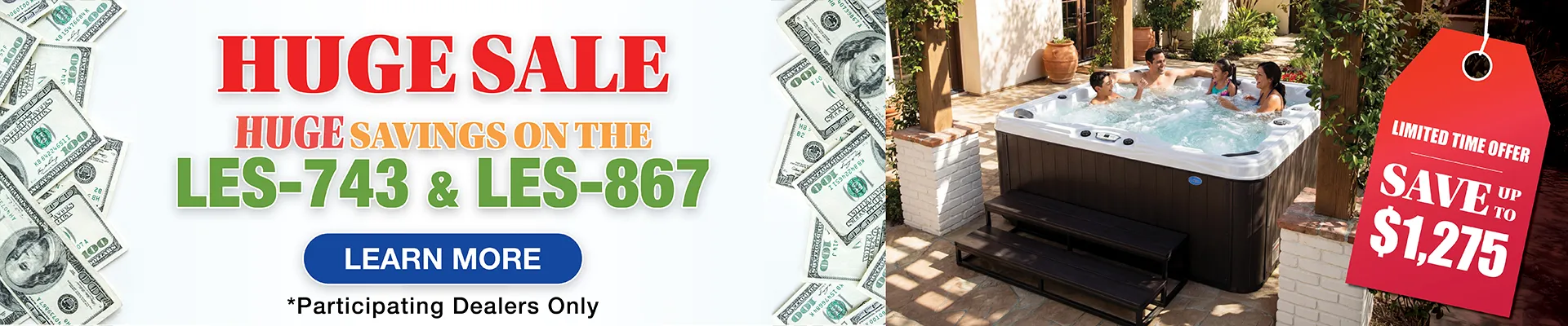 Calspas hot tub being used in a family setting - Chesapeake